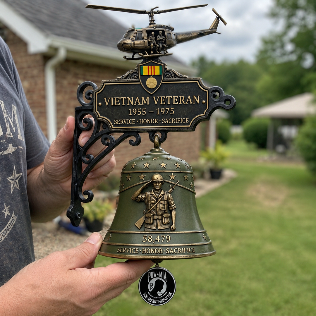 🔔 Last Day Promo: 49% OFF -Vietnam Veteran Tribute Wall Bell