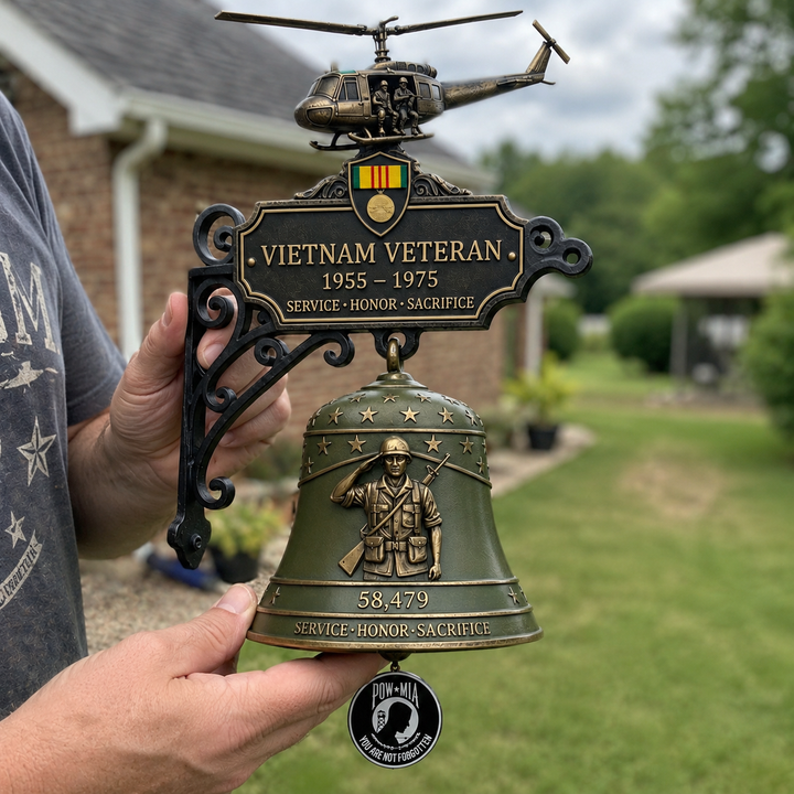 🔔 Last Day Promo: 49% OFF -Vietnam Veteran Tribute Wall Bell
