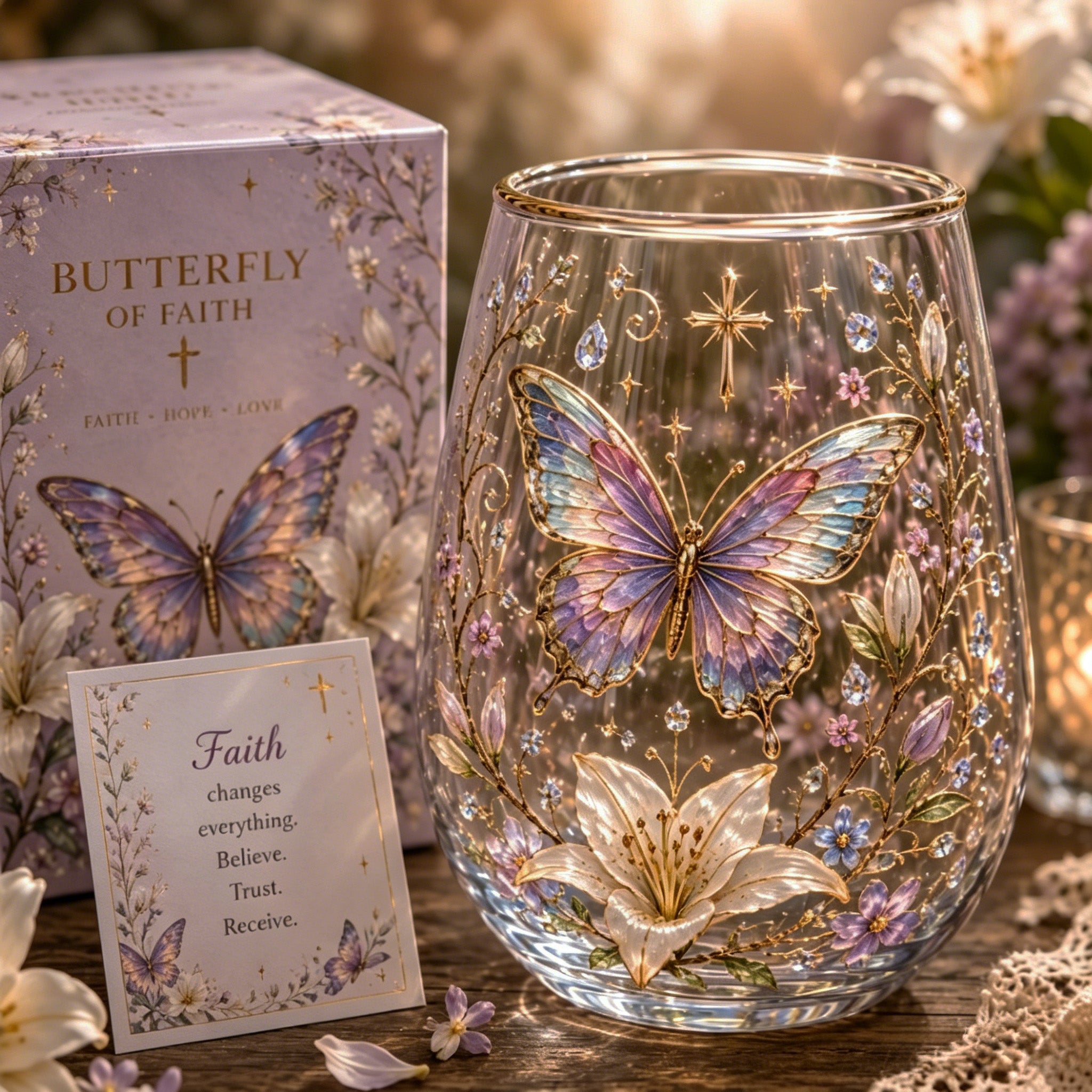 🔥LAST DAY 49% OFF - 🌸🌿 Limited Edition 2026 Garden Morning Bliss Glass Tea Cup☀️☕