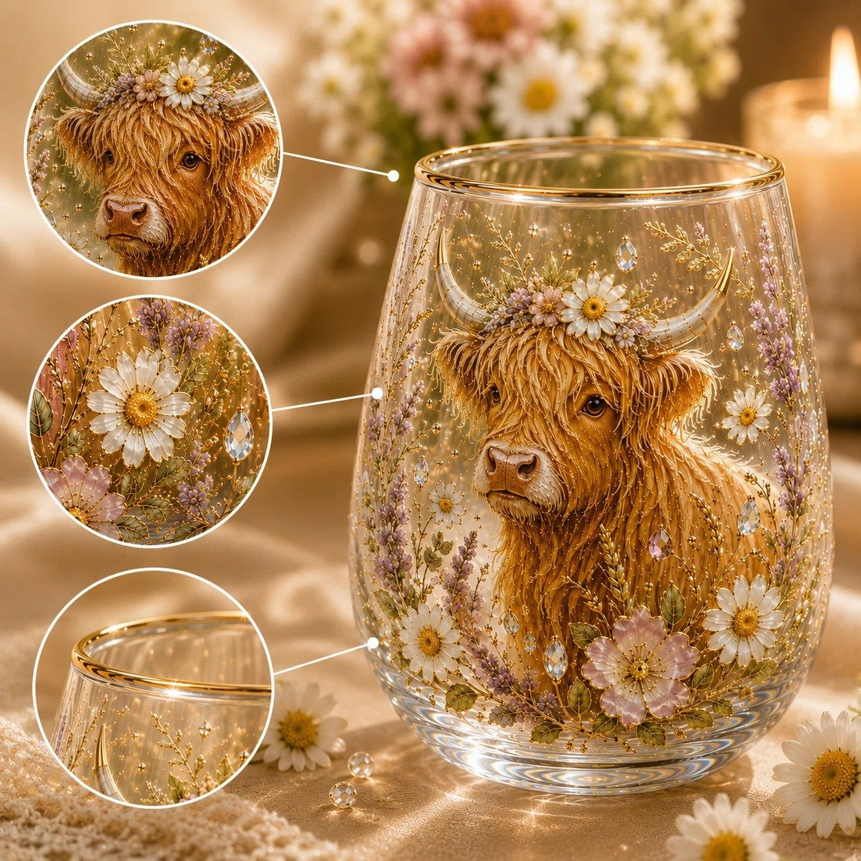 🔥LAST DAY 49% OFF - 🌸🌿 Limited Edition 2026 Garden Morning Bliss Glass Tea Cup☀️☕