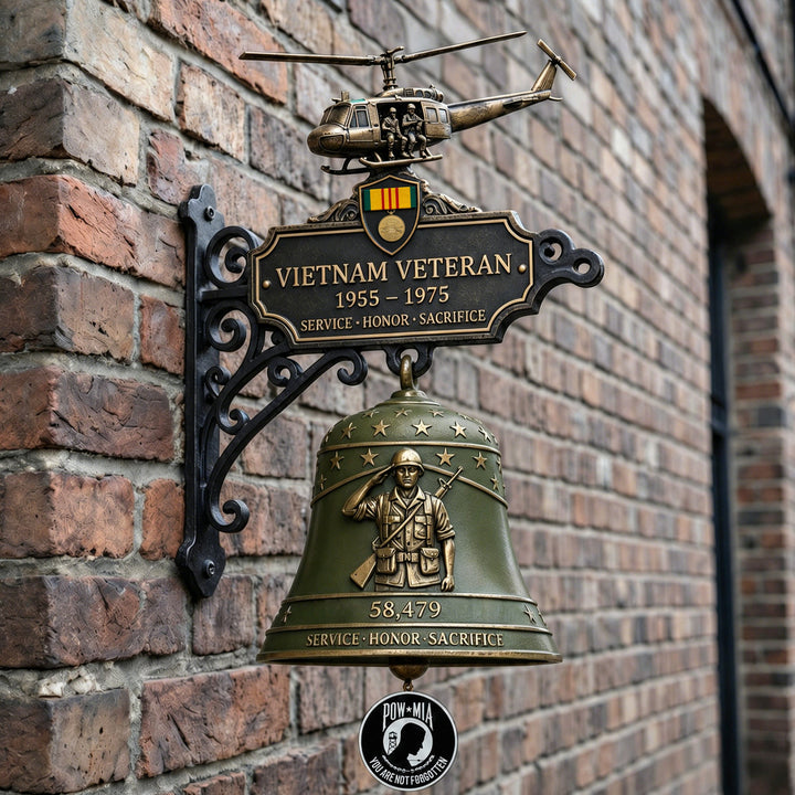 🔔 Last Day Promo: 49% OFF -Vietnam Veteran Tribute Wall Bell
