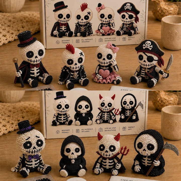 🔥Last Day 50% OFF 💀 3D Beaded Skeleton DIY Kit