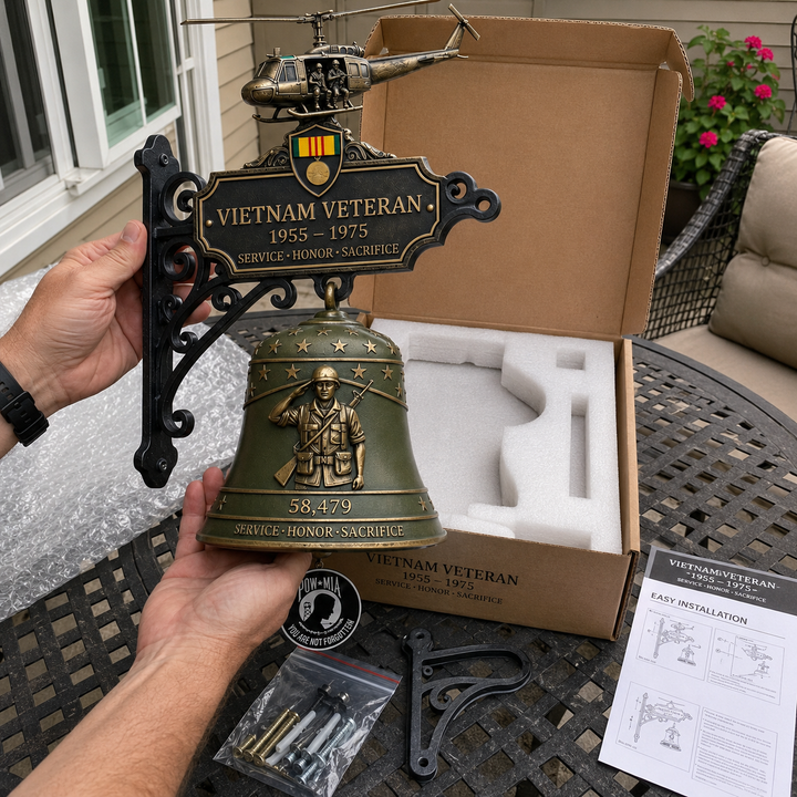 🔔 Last Day Promo: 49% OFF -Vietnam Veteran Tribute Wall Bell