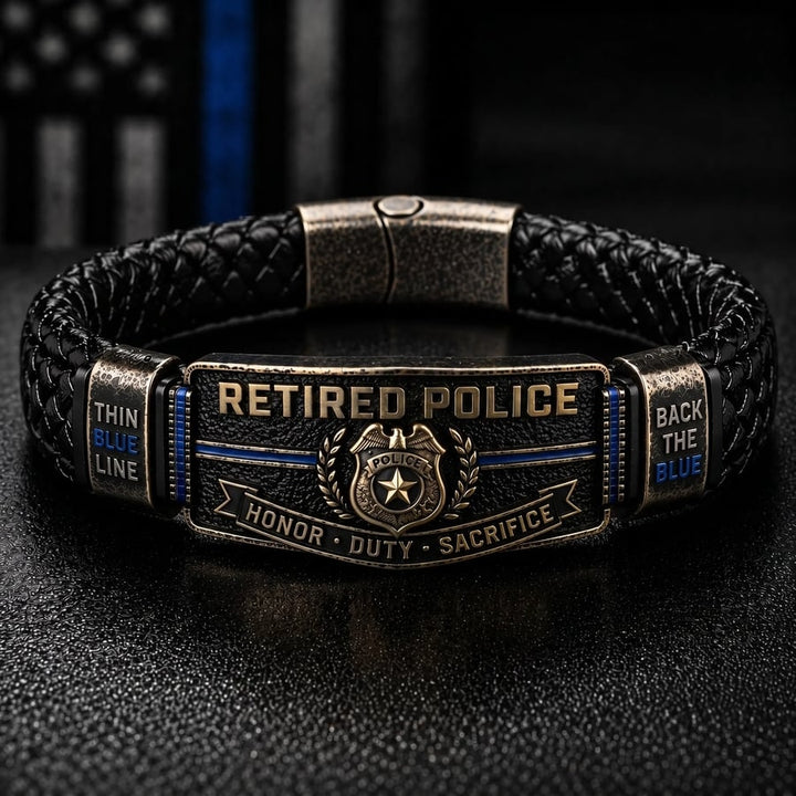 🔥Last Day Promo: 49% Police Tribute Price Drop -Law Enforcement Brotherhood Bracelet