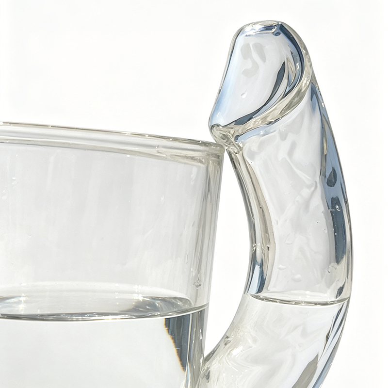 Fun D-Cup Shaped Glass Cocktail Glass