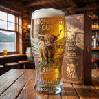🍺Highland Cow 2026 Commemorative Glass