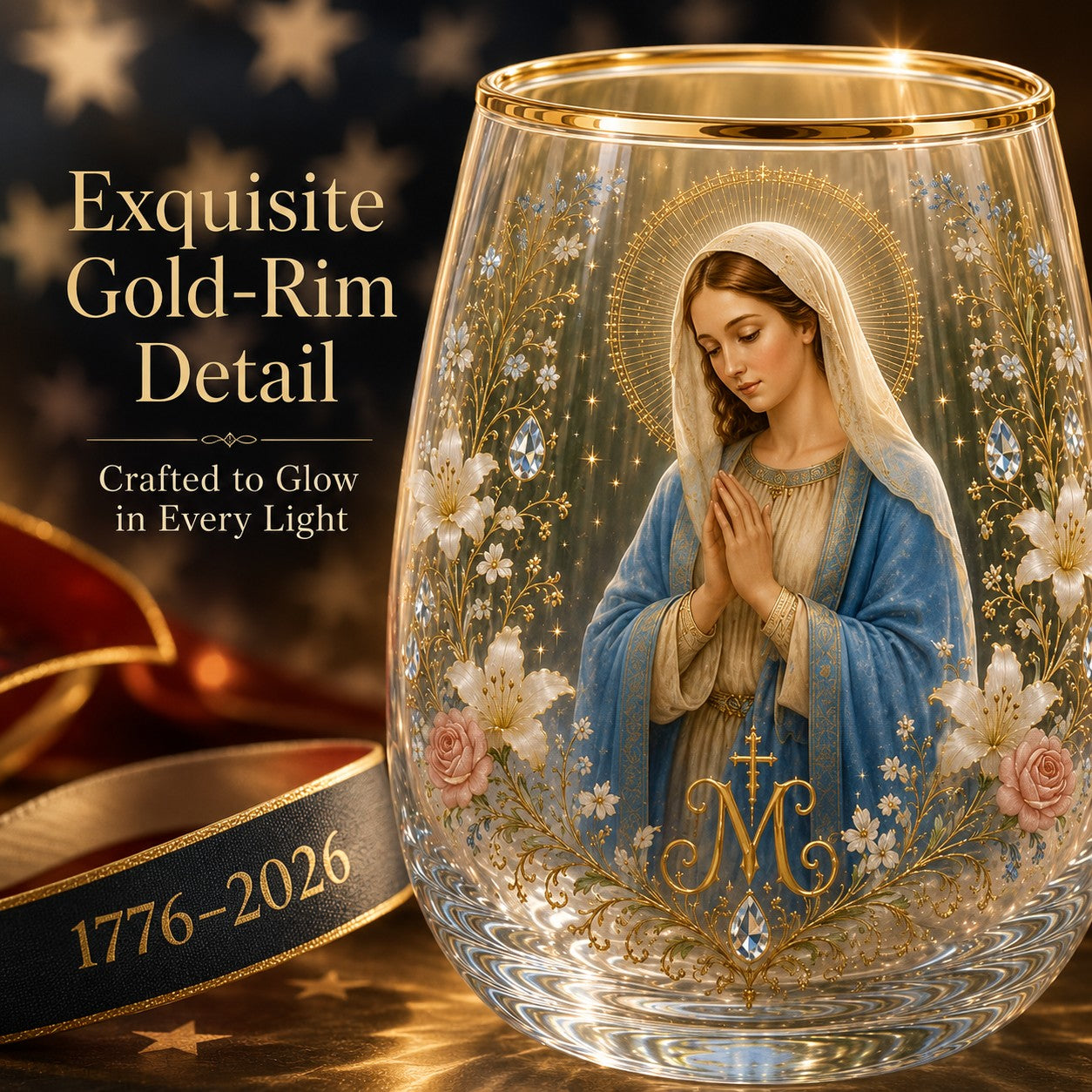 2026 Limited Edition Morning Prayer Glass Tea Cup – Faith & Serenity Collection