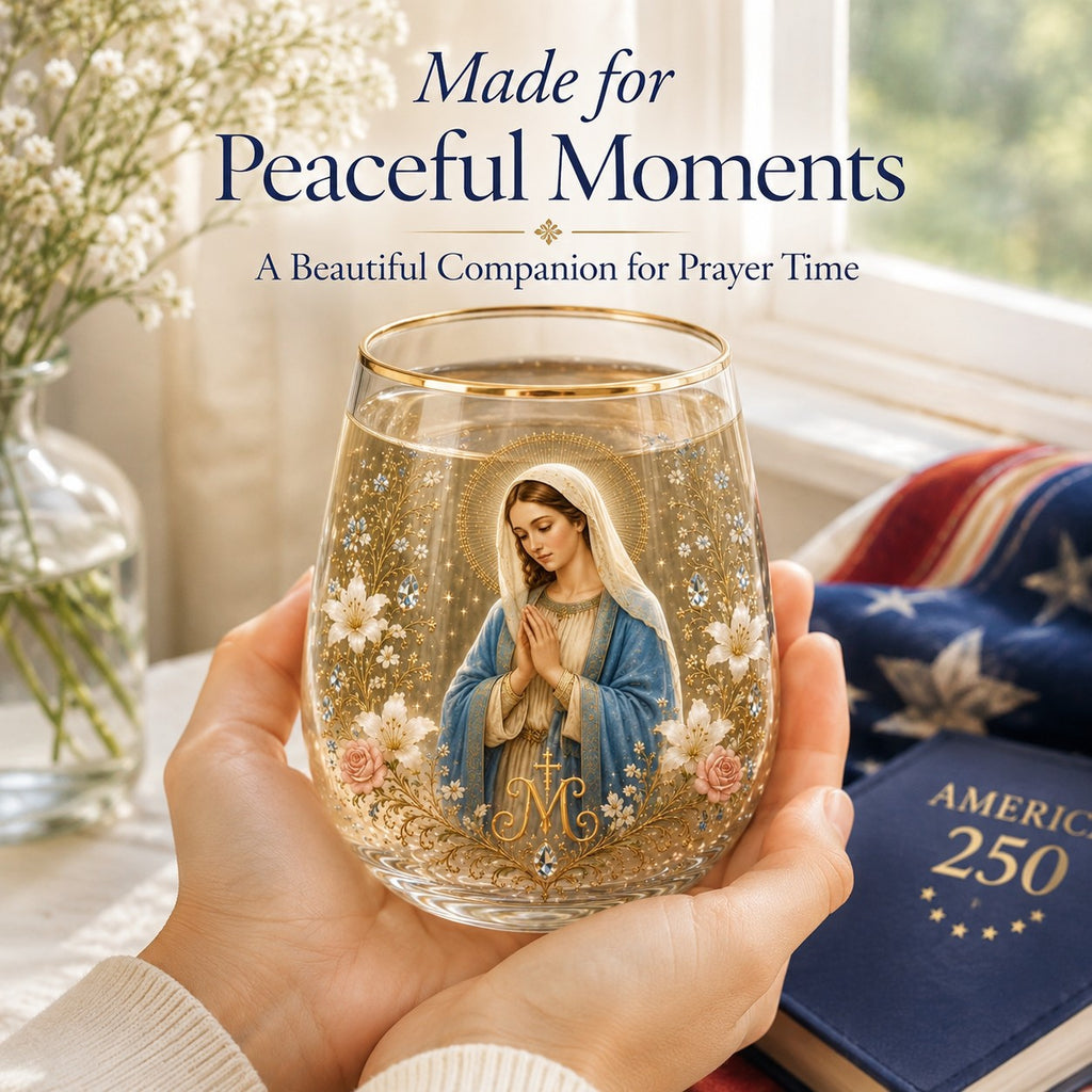 2026 Limited Edition Morning Prayer Glass Tea Cup – Faith & Serenity Collection
