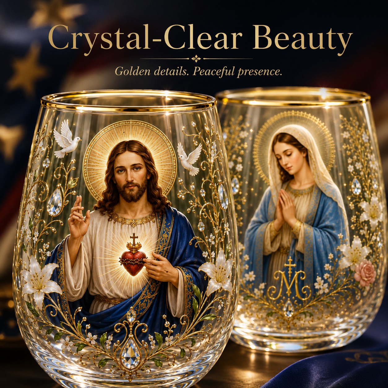 2026 Limited Edition Morning Prayer Glass Tea Cup – Faith & Serenity Collection