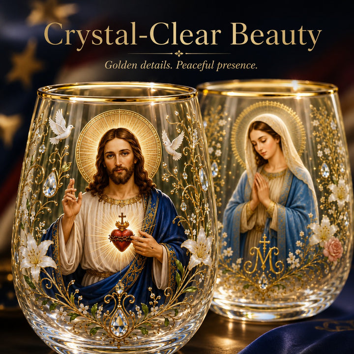 2026 Limited Edition Morning Prayer Glass Tea Cup – Faith & Serenity Collection