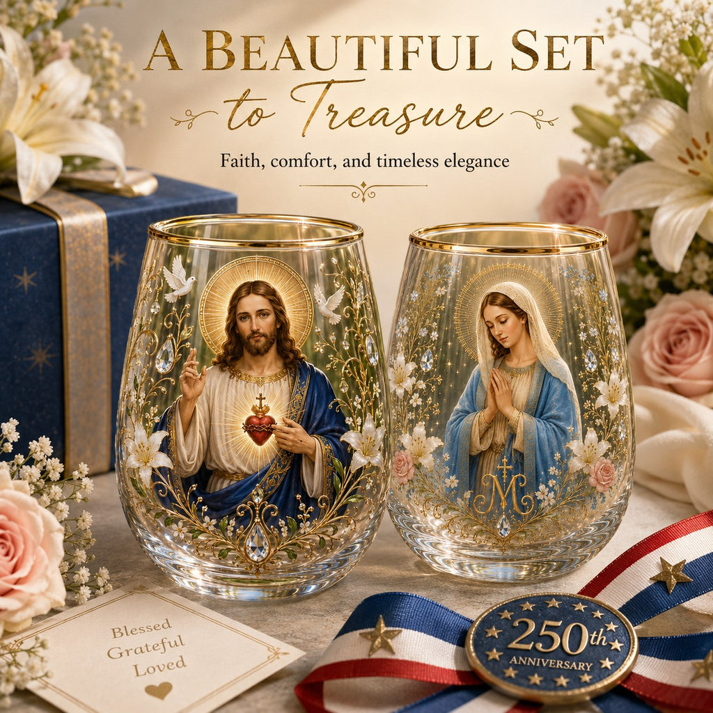 2026 Limited Edition Morning Prayer Glass Tea Cup – Faith & Serenity Collection