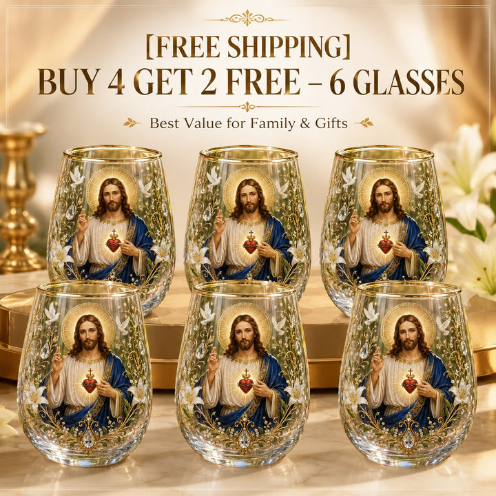 2026 Limited Edition Morning Prayer Glass Tea Cup – Faith & Serenity Collection