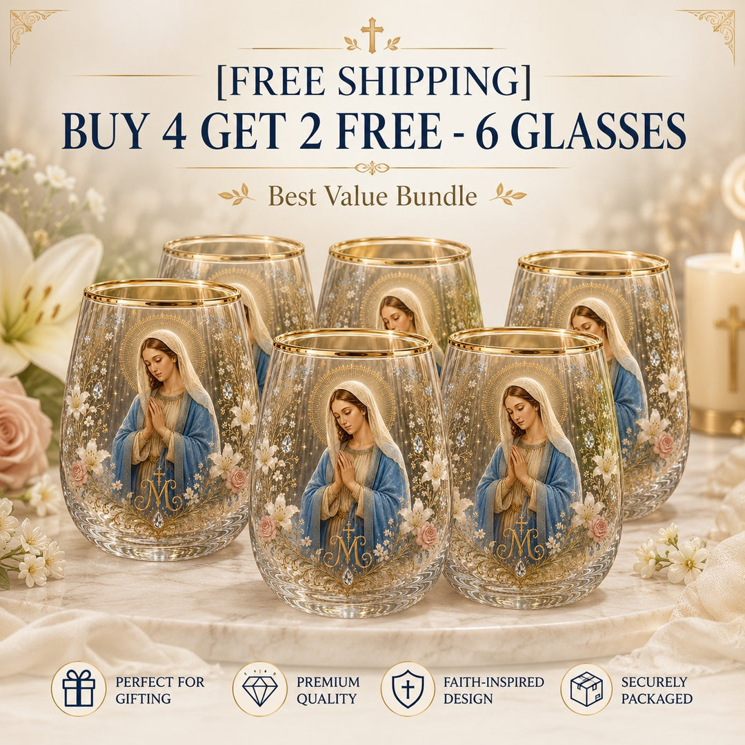 2026 Limited Edition Morning Prayer Glass Tea Cup – Faith & Serenity Collection