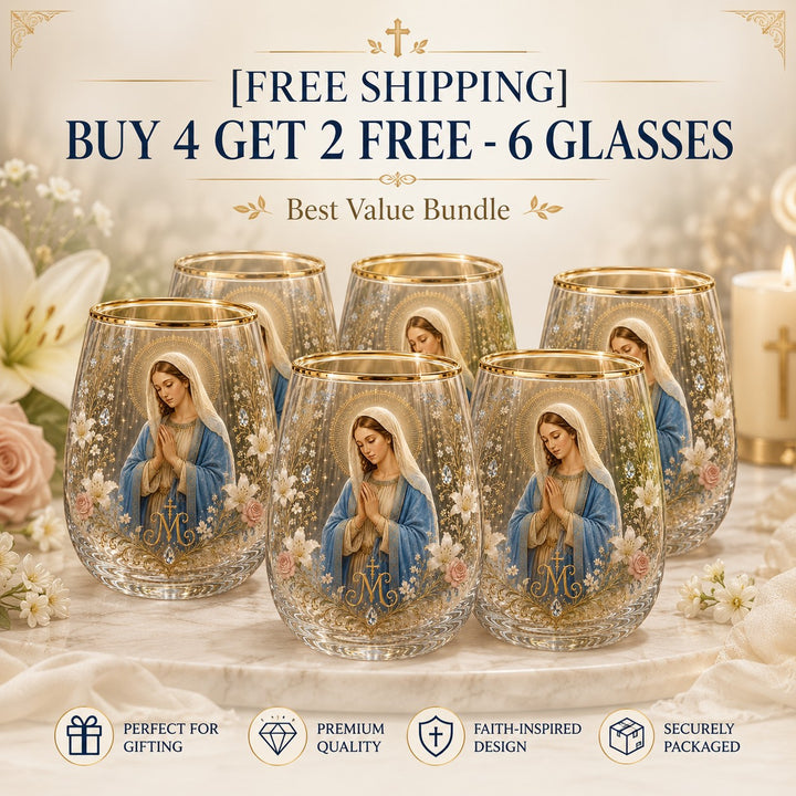2026 Limited Edition Morning Prayer Glass Tea Cup – Faith & Serenity Collection