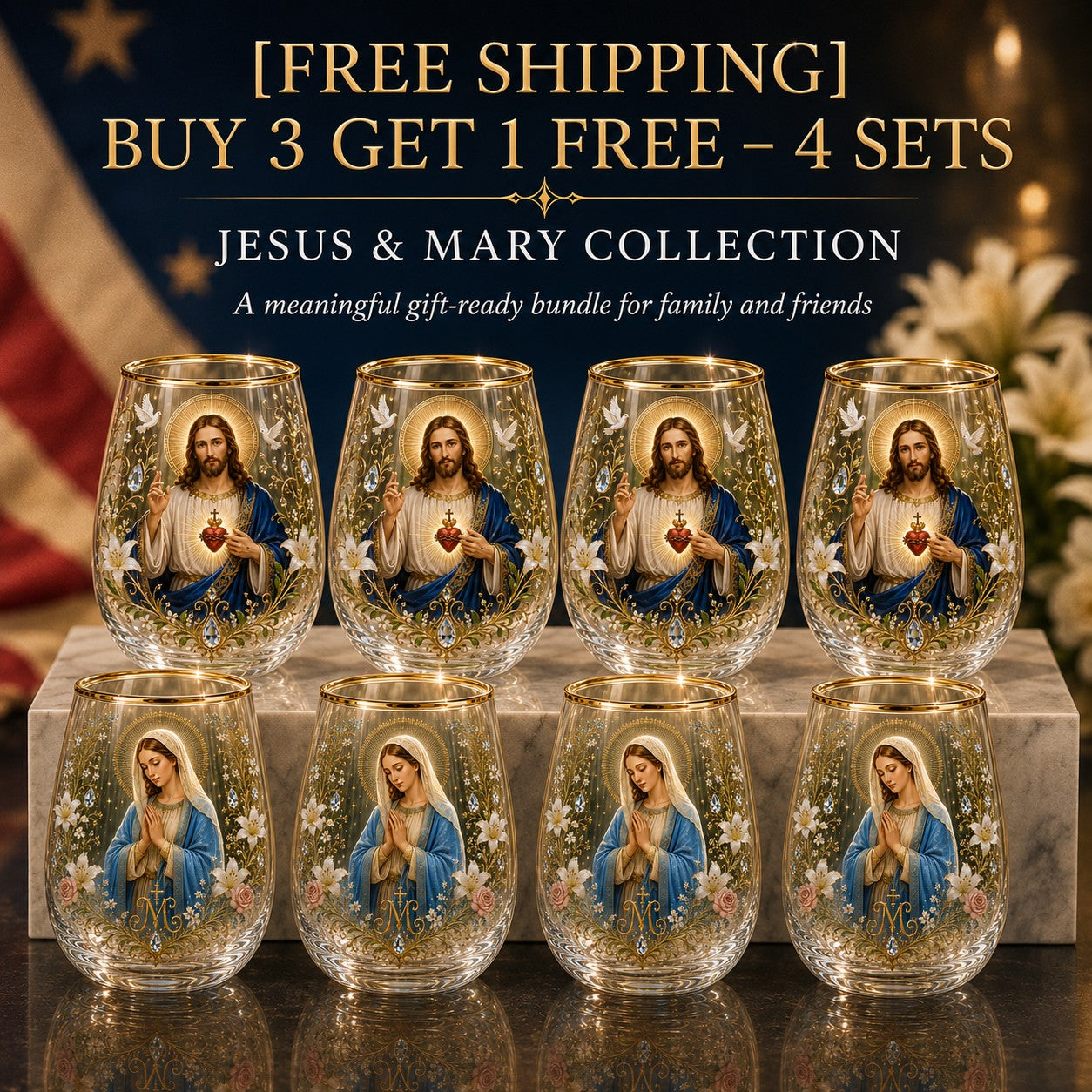 2026 Limited Edition Morning Prayer Glass Tea Cup – Faith & Serenity Collection