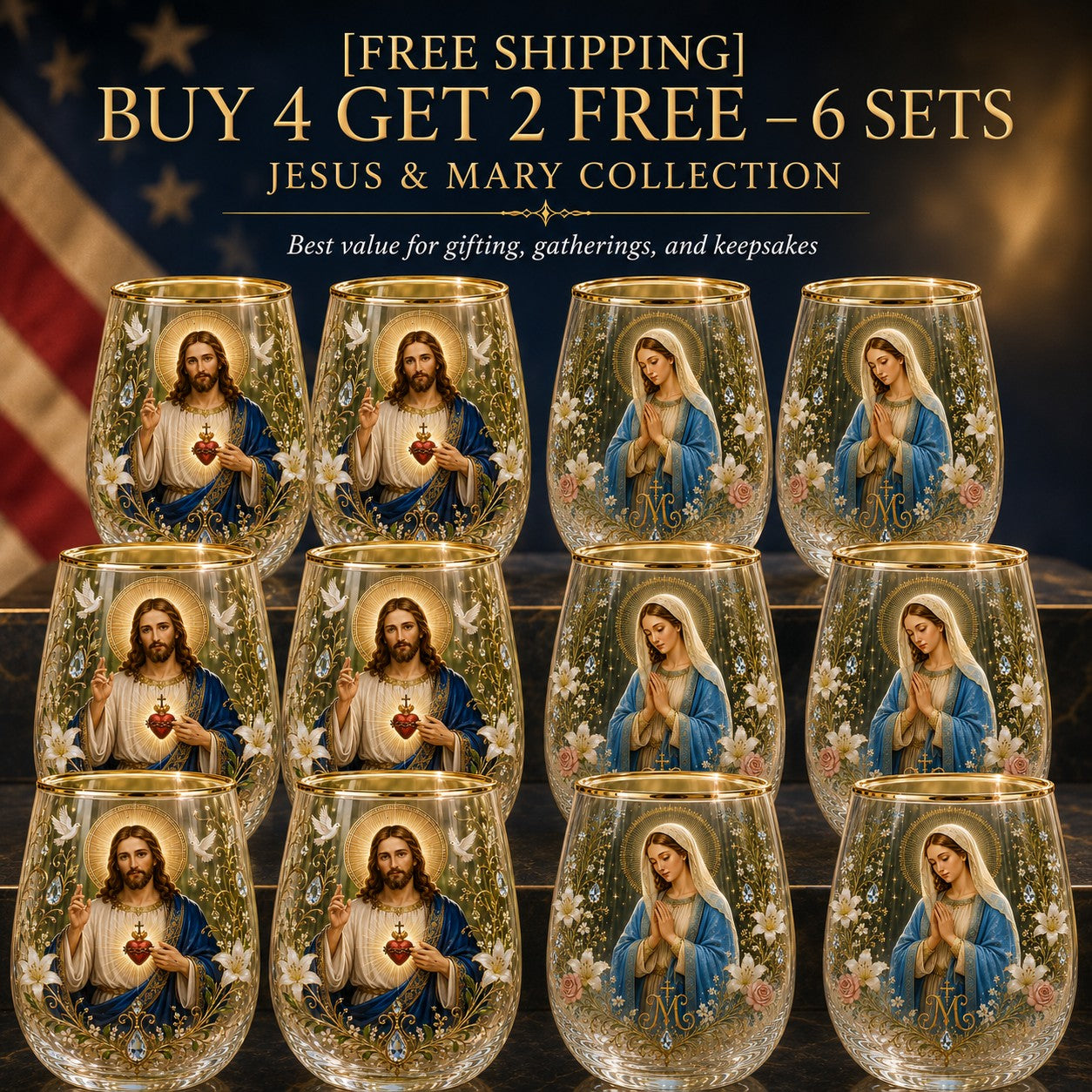 2026 Limited Edition Morning Prayer Glass Tea Cup – Faith & Serenity Collection