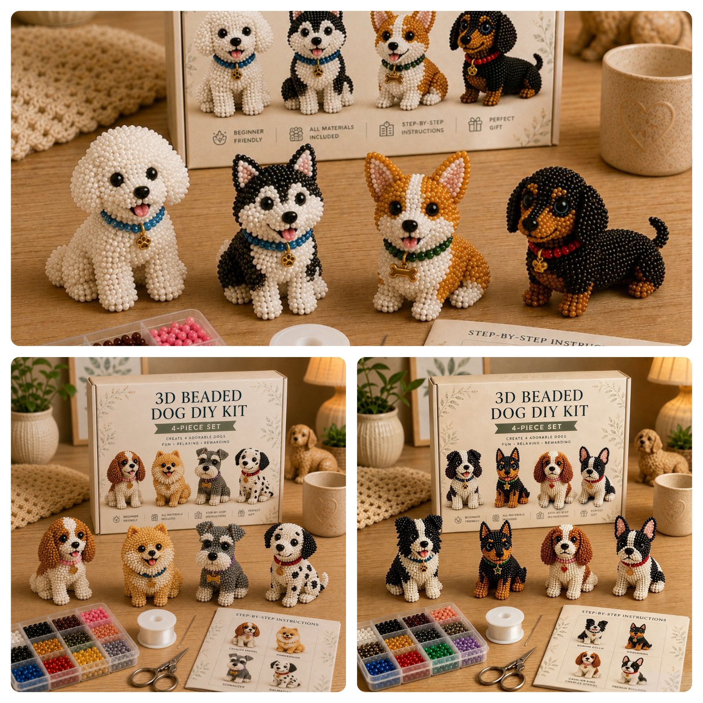 🐾 3D Beaded Pet DIY Kit