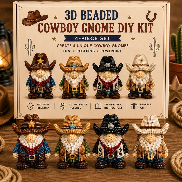 🔥LAST DAY 50% OFF - 🍄3D Beaded Gnome DIY Kit
