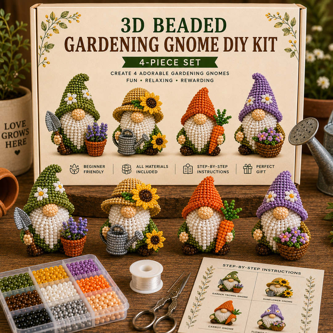 🔥LAST DAY 50% OFF - 🍄3D Beaded Gnome DIY Kit
