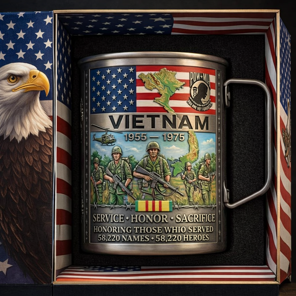 🏆Last Day Promo: 49% OFF 🎖️- Vietnam Veteran Honor Coffee Mug – 1955-1975 Service Tribute