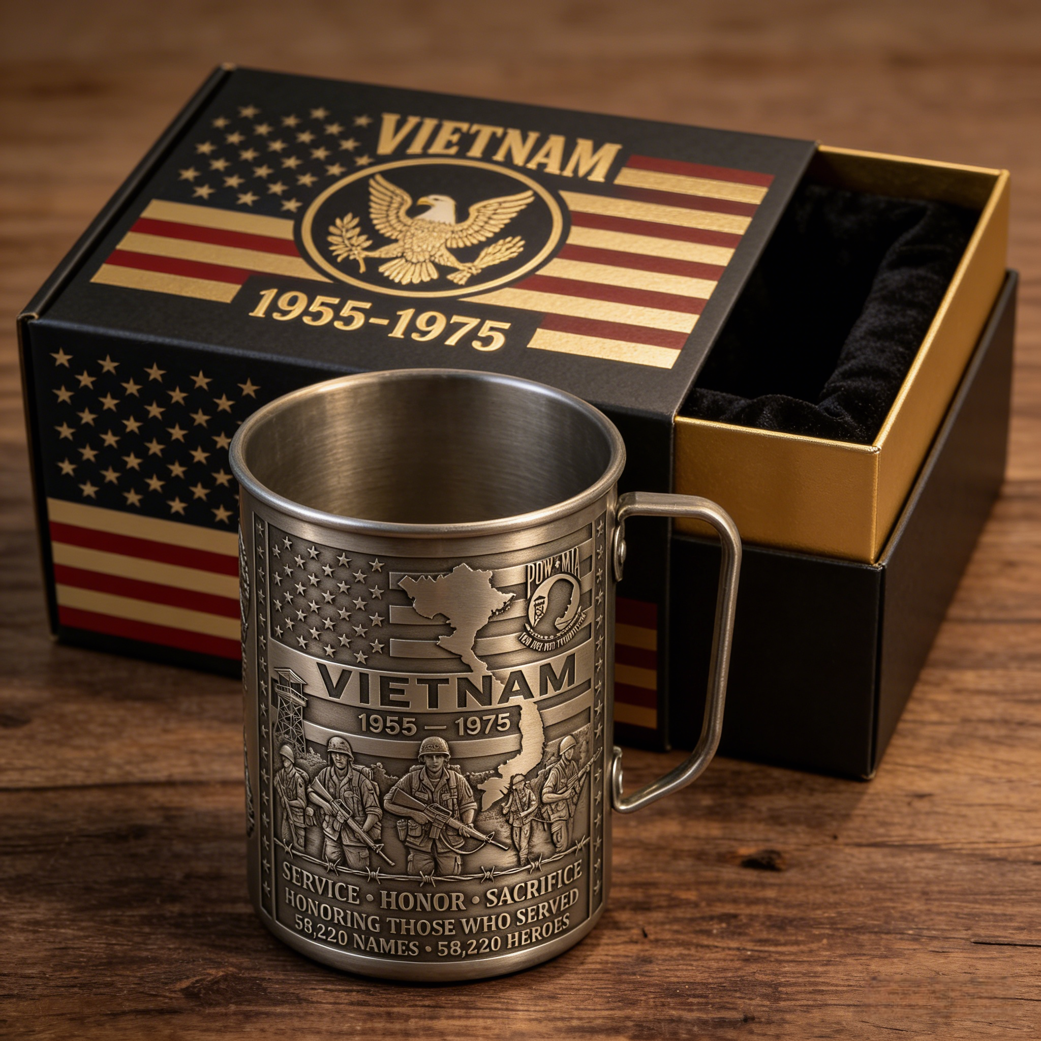🏆Last Day Promo: 49% OFF 🎖️- Vietnam Veteran Honor Coffee Mug – 1955-1975 Service Tribute