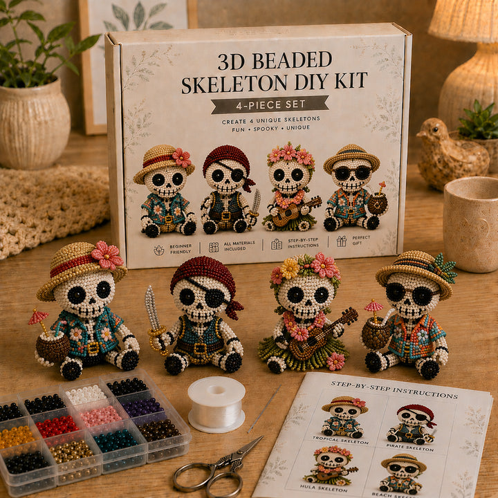 🔥Last Day 50% OFF 💀 3D Beaded Skeleton DIY Kit