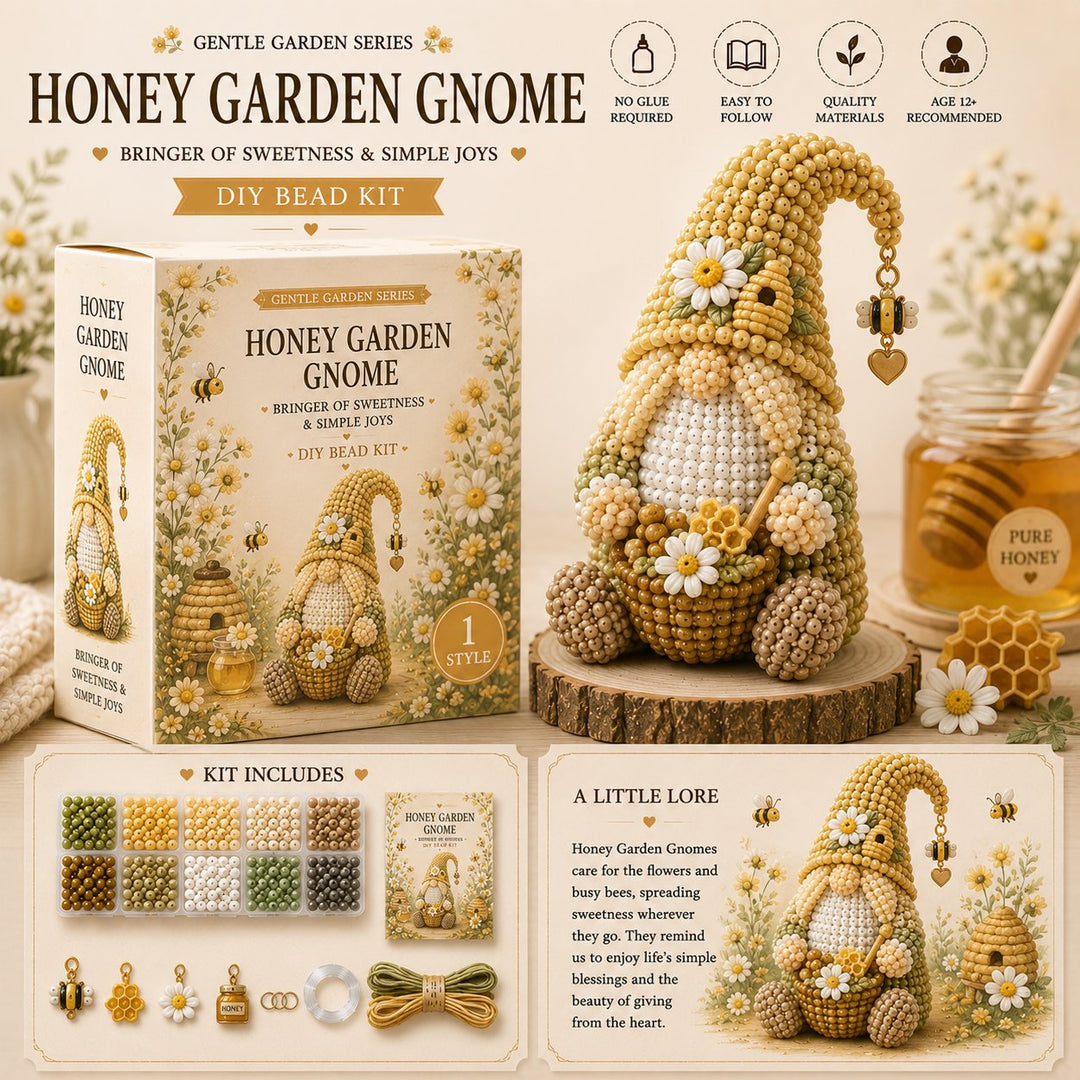 🔥LAST DAY 50% OFF -- 💕Cozy Gnome DIY Bead Kit Collection– Collect All 12 Gnome
