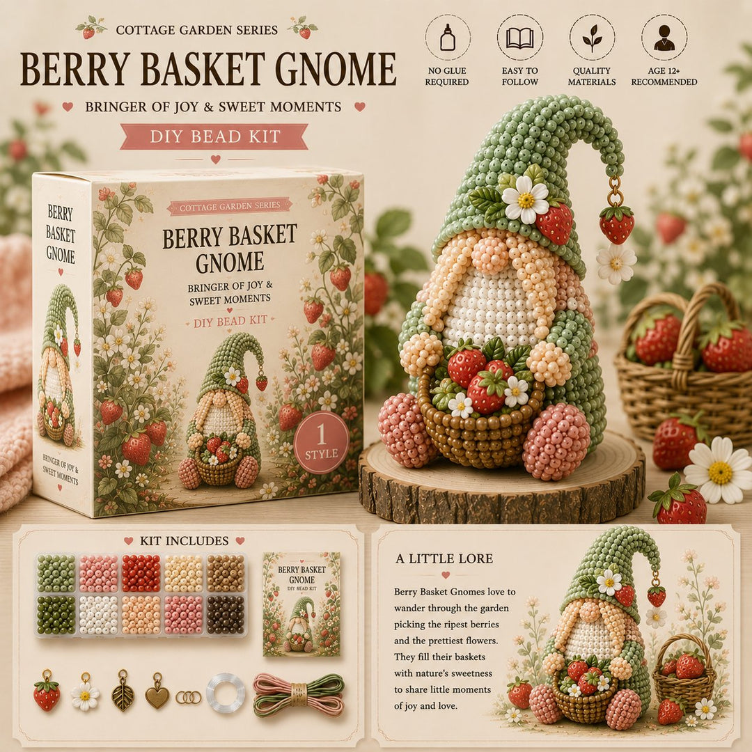 🔥LAST DAY 50% OFF -- 💕Cozy Gnome DIY Bead Kit Collection– Collect All 12 Gnome