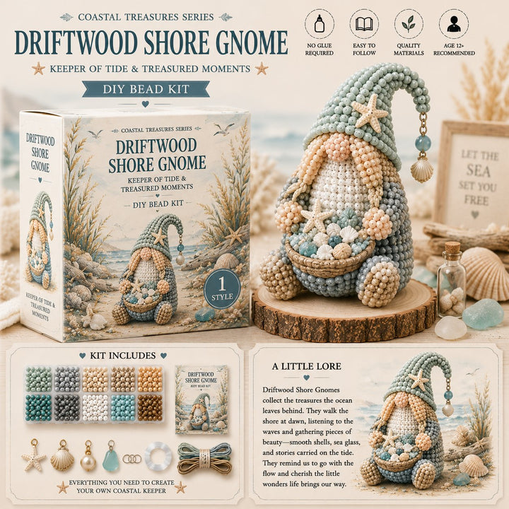 🔥LAST DAY 50% OFF -- 💕Cozy Gnome DIY Bead Kit Collection– Collect All 12 Gnome