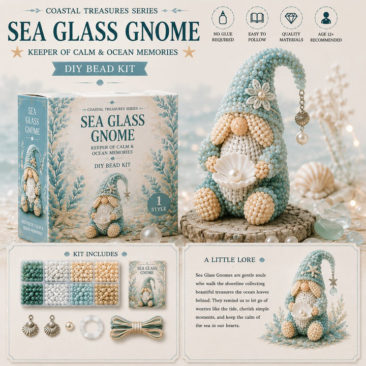 🔥LAST DAY 50% OFF -- 💕Cozy Gnome DIY Bead Kit Collection– Collect All 12 Gnome