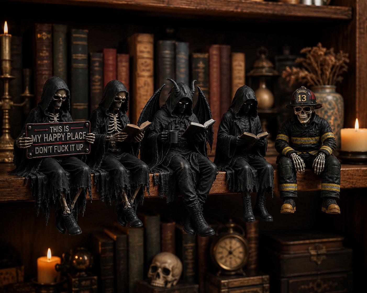 🔥LAST DAY 49% OFF -🖤 Gothic Dark Fantasy Figure