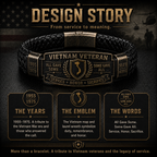 🇺🇸 Last Day Promo: 49% OFF 🎖️ -Vietnam Veteran Honor Bracelet