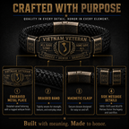 🇺🇸 Last Day Promo: 49% OFF 🎖️ -Vietnam Veteran Honor Bracelet