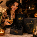 🔥LAST DAY 50% OFF - 🎃 3D Halloween Artisan Glass Cups, Festive Parties & Cozy Fall Home Bar Vibes