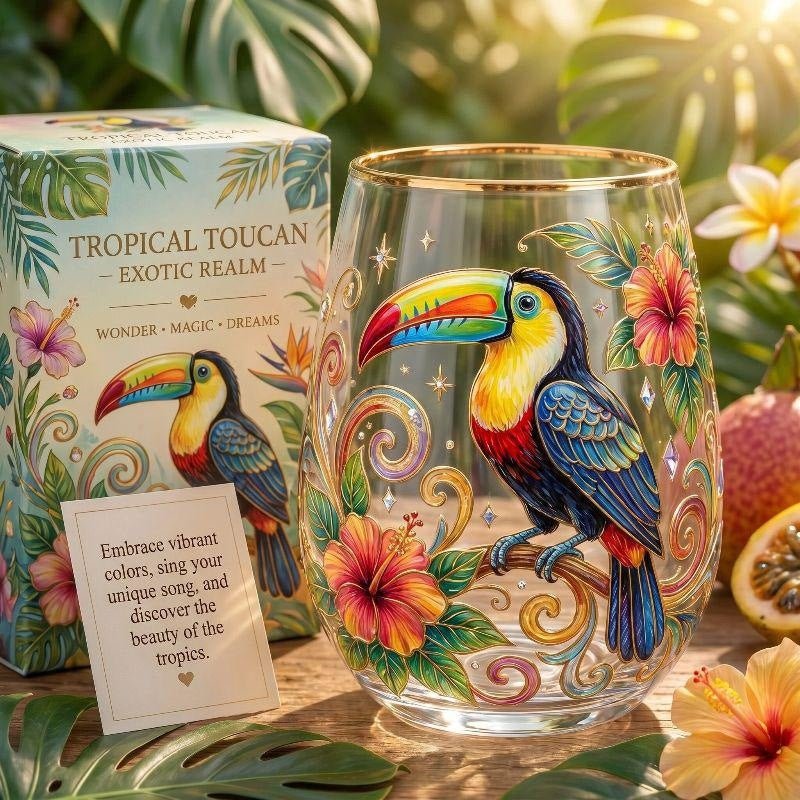 🔥LAST DAY 49% OFF - 🌸🌿 Limited Edition 2026 Garden Morning Bliss Glass Tea Cup☀️☕