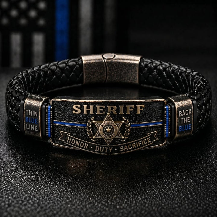 🔥Last Day Promo: 49% Police Tribute Price Drop -Law Enforcement Brotherhood Bracelet