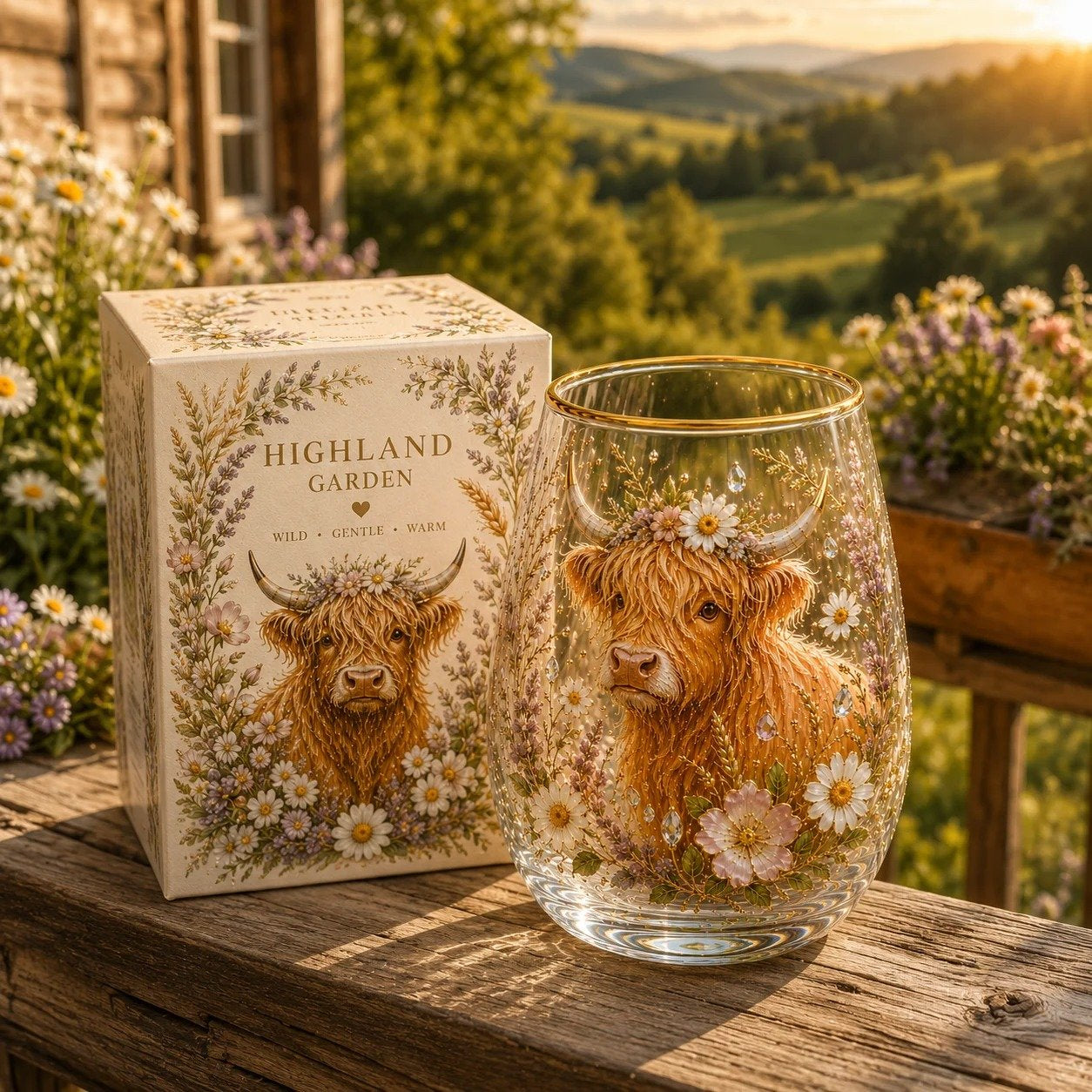 🔥LAST DAY 49% OFF - 🌸🌿 Limited Edition 2026 Garden Morning Bliss Glass Tea Cup☀️☕