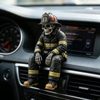 🎖️ Hero Skeleton Shelf Sitters | Firefighter, Police Officer & Soldier Resin Decor